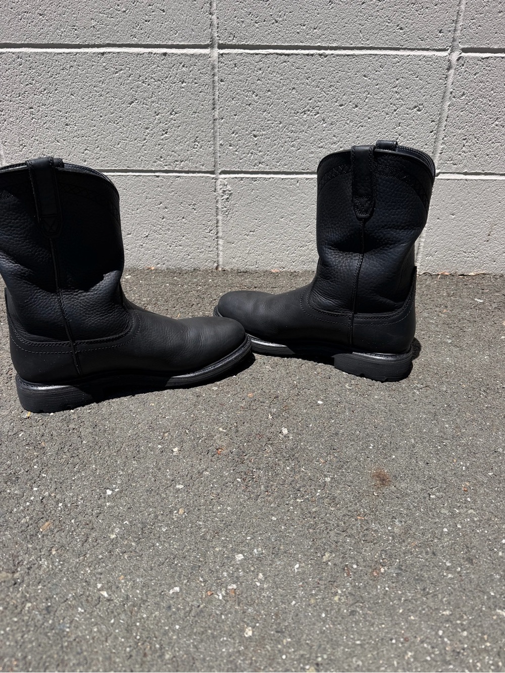 Ariat Black Work Roper Boot - Picture 5 of 5